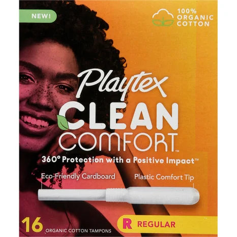 Playtex Clean Comfort Tampons, 16 ct