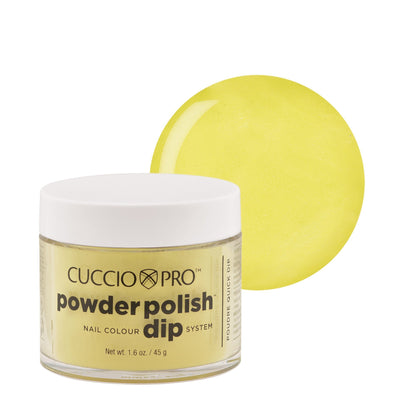 Powder Polish / Dip Polish Neon Yellow Cuccio Pro Dipping Powder