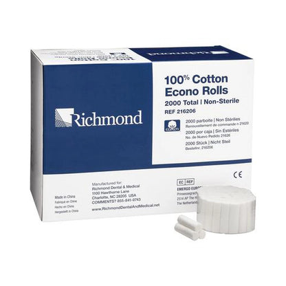 Cotton Econo Toe Spacers, 2000 ct