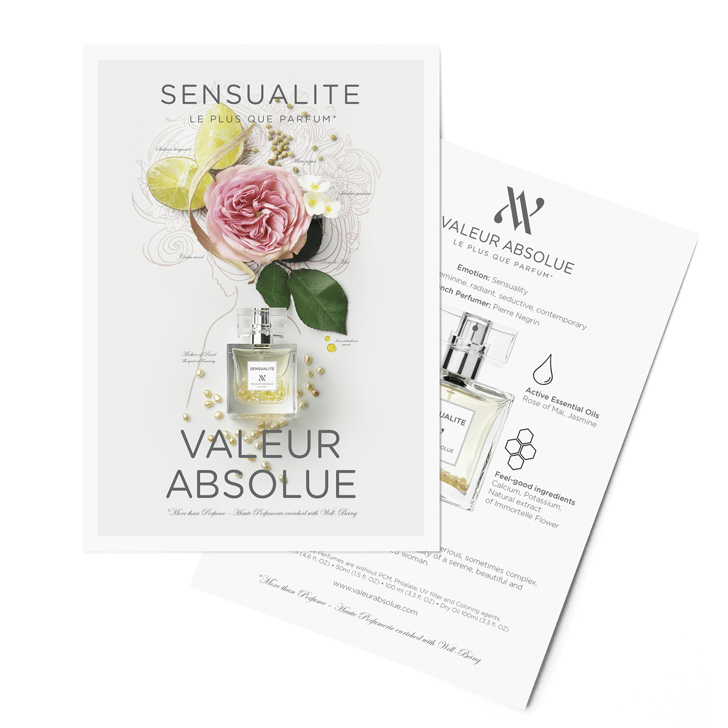 Sensualite Valeur Absolue Fragrance Scent Cards, Confiance