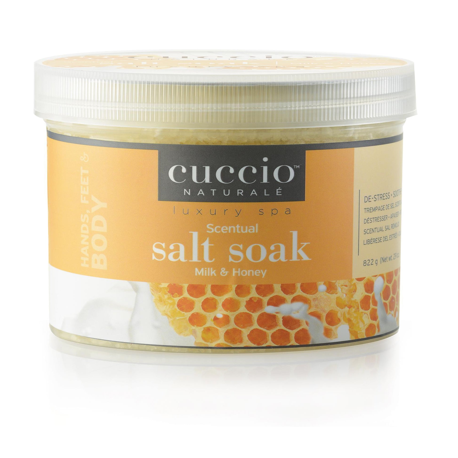 Soaks & Cleansers Milk & Honey / 29oz Cuccio Pedicure Scentual Salt Soak