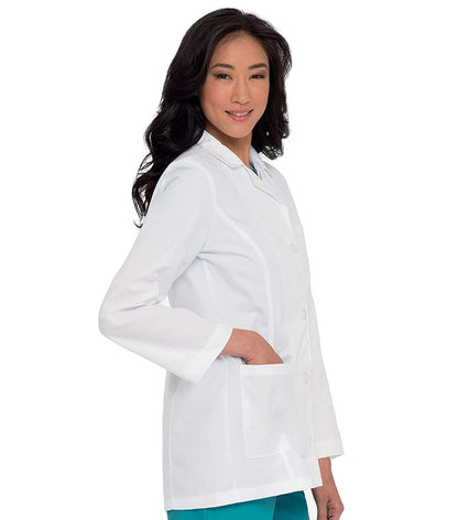 Women's Lab Coat in White by Landau