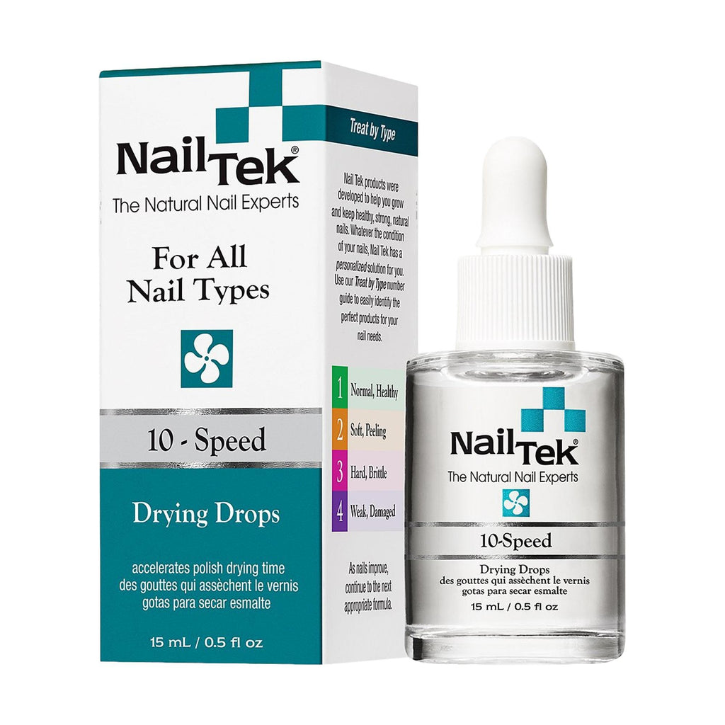 Nail Tek 10-Speed Polish Dryer Drops, 0.5 fl oz