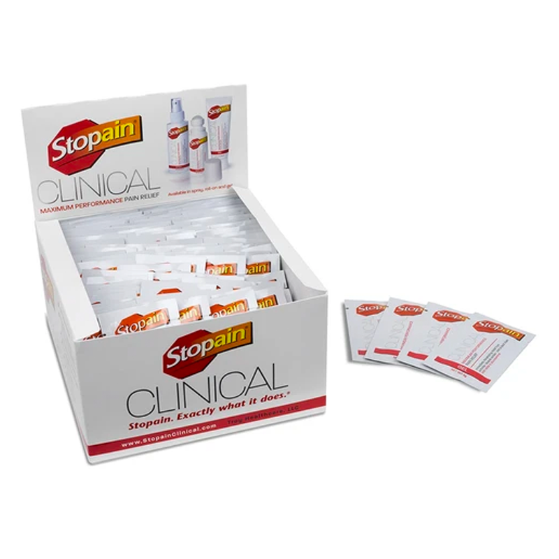 Stopain Clinical Gel Display, 3 gram, 100 ct