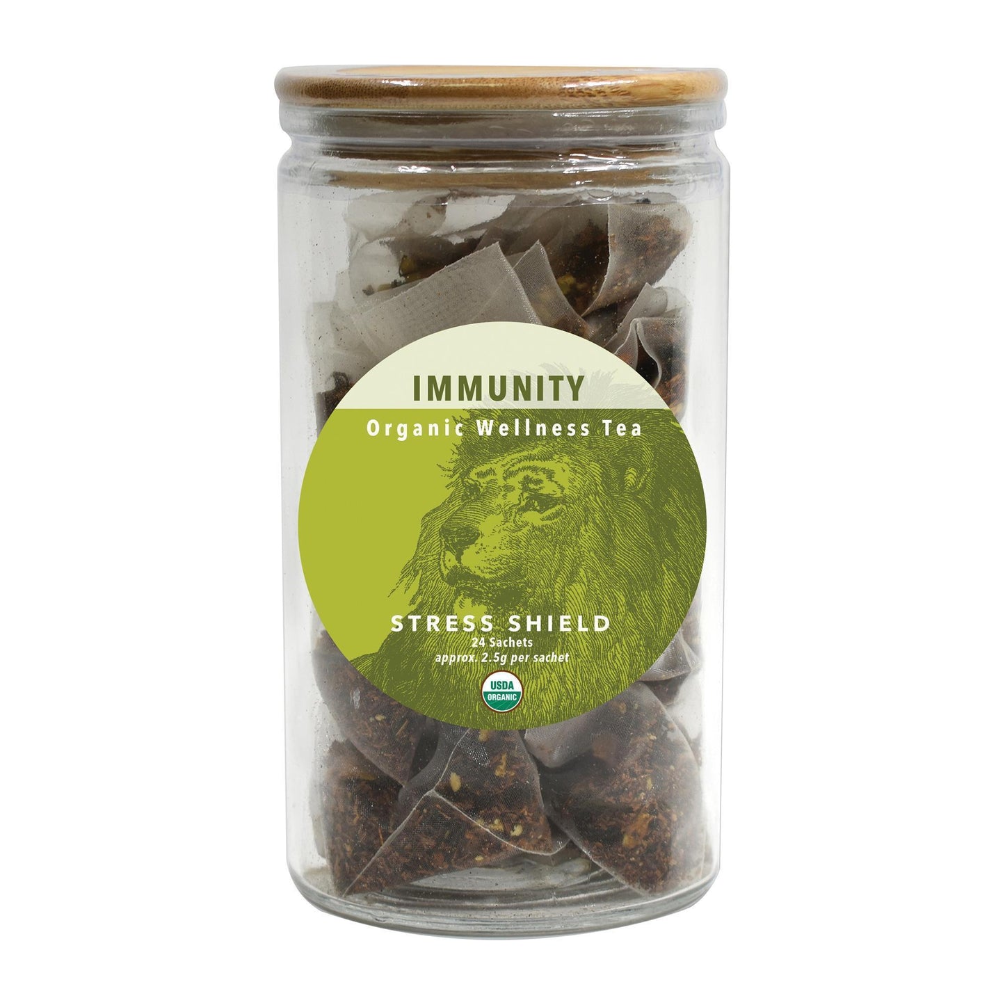 Tea & Snacks 24 ct. White Lion Immunity (Stress Shield) Tea