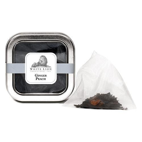 Tea & Snacks 5 ct. White Lion Tea Ginger Peach